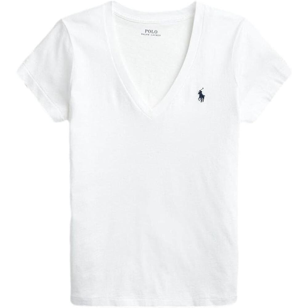 NWT Polo Ralph Lauren Classic Fit V-Neck T-Shirt – White, Men’s Size L